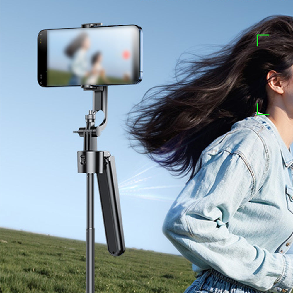 1.8M Selfie Stick Stand Auto Face Tracking with Fill Light and Remote