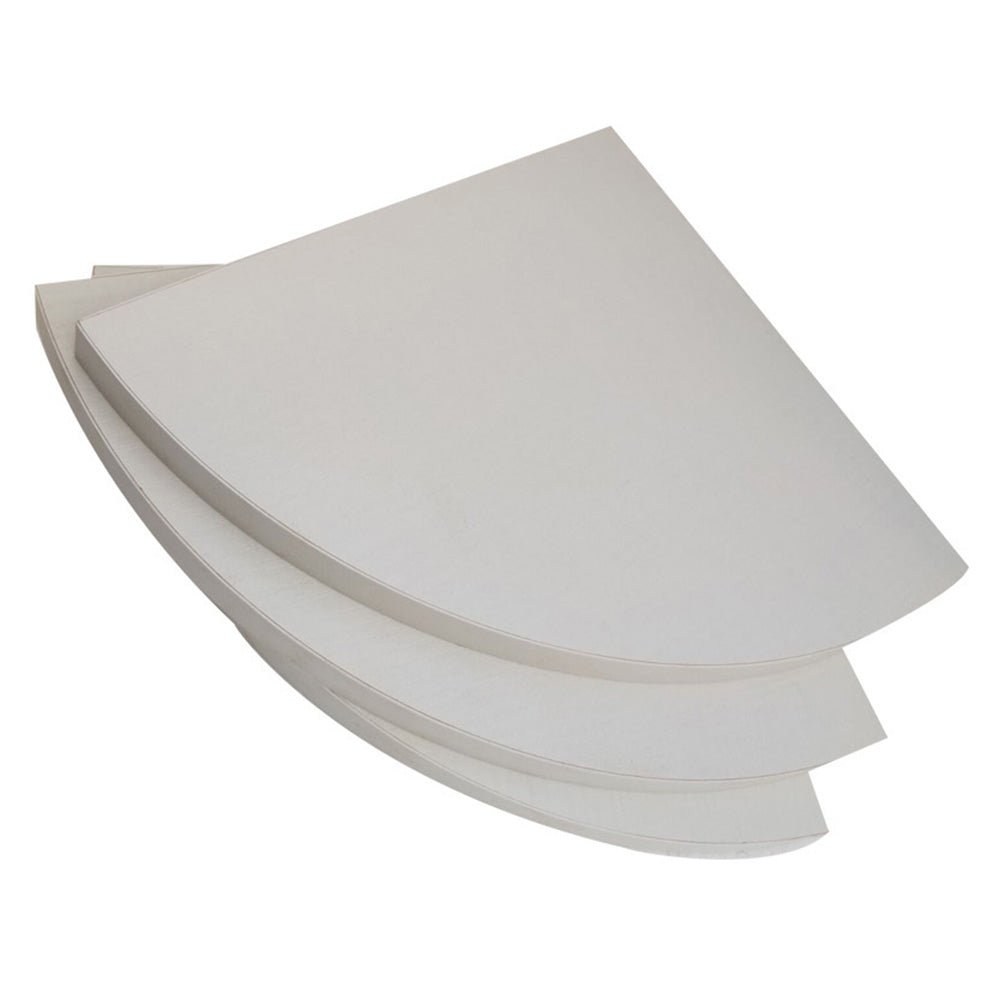 Floating Corner Shelf Set for Wall Storage-White