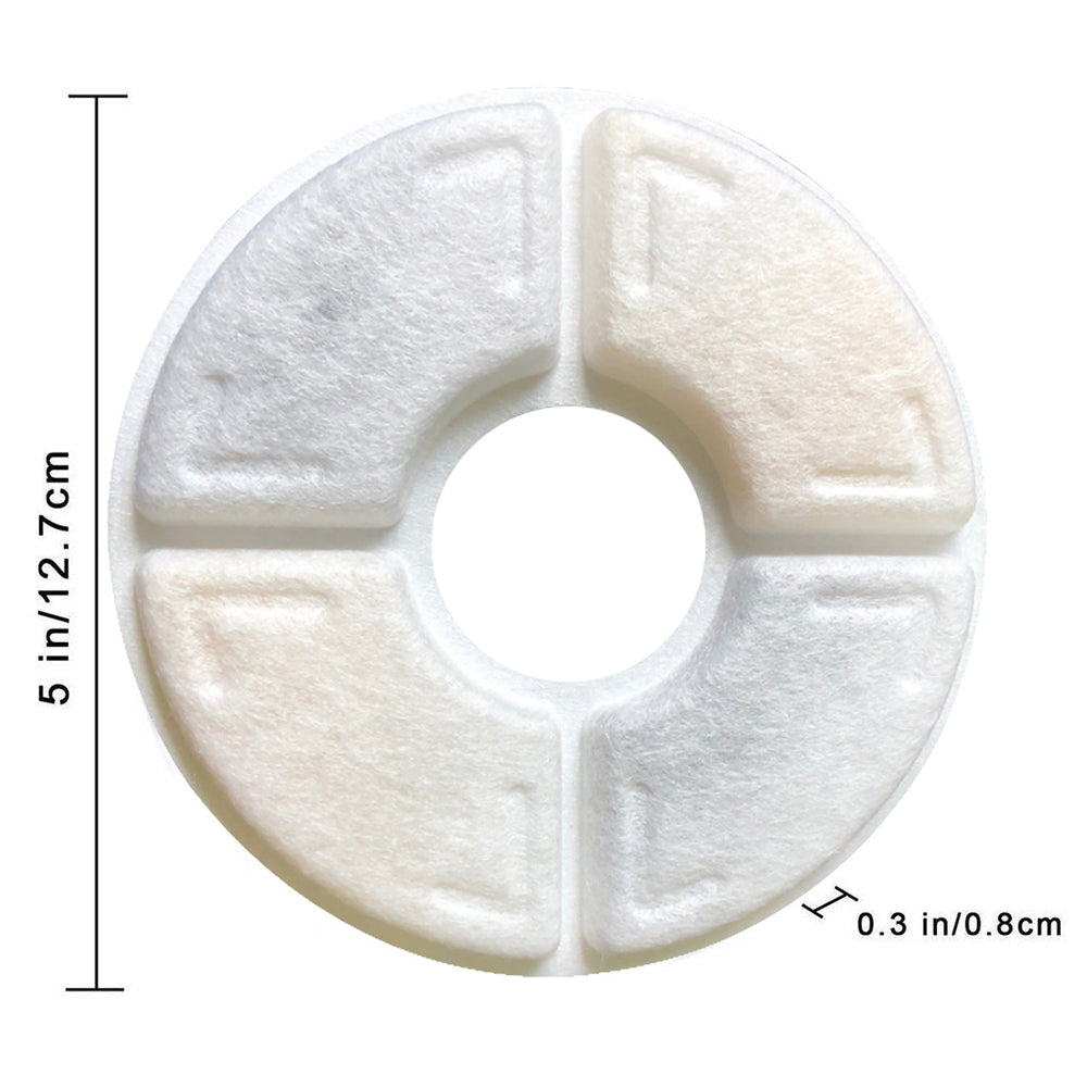 willwaytrends 4Pcs Wonder Creature Cat Water Fountain Replacement Filter For Pet Dog Cat Water Drinking