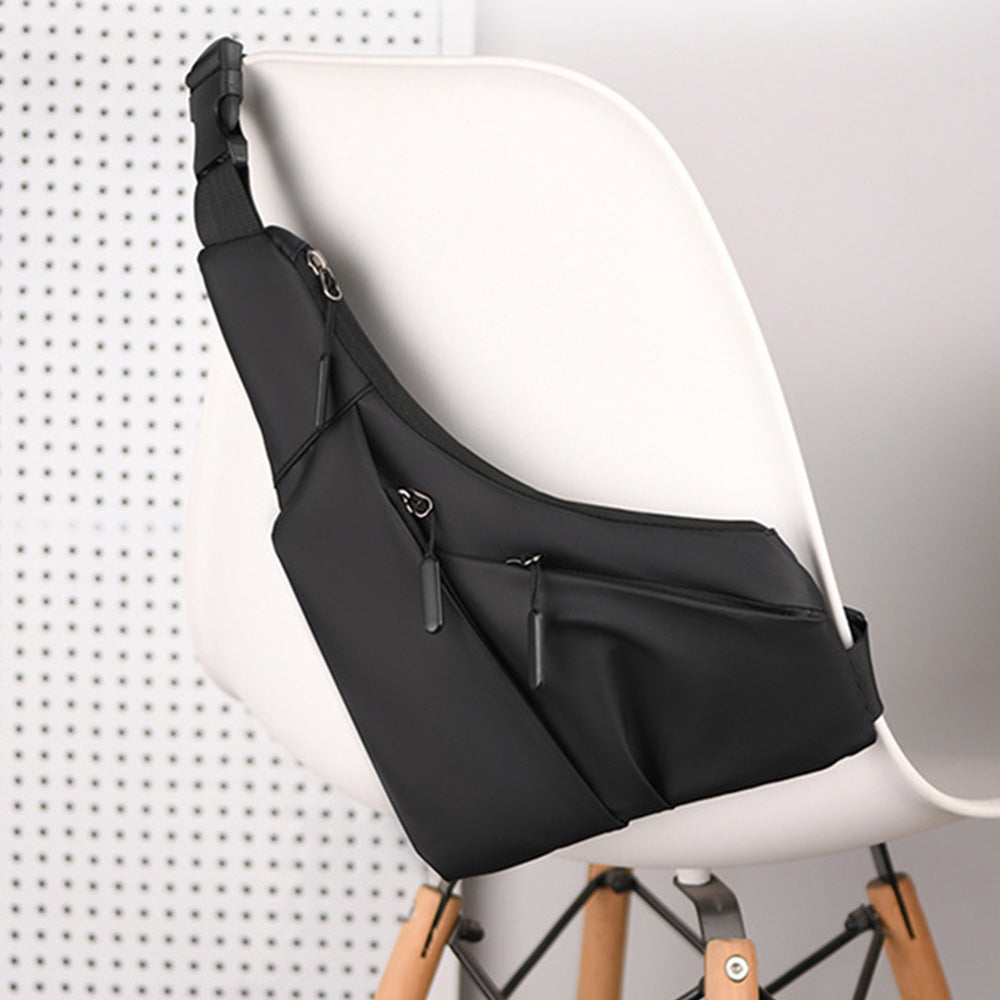 Anti Theft Travel Crossbody Bag Multi-Pocket Shoulder Bag Black