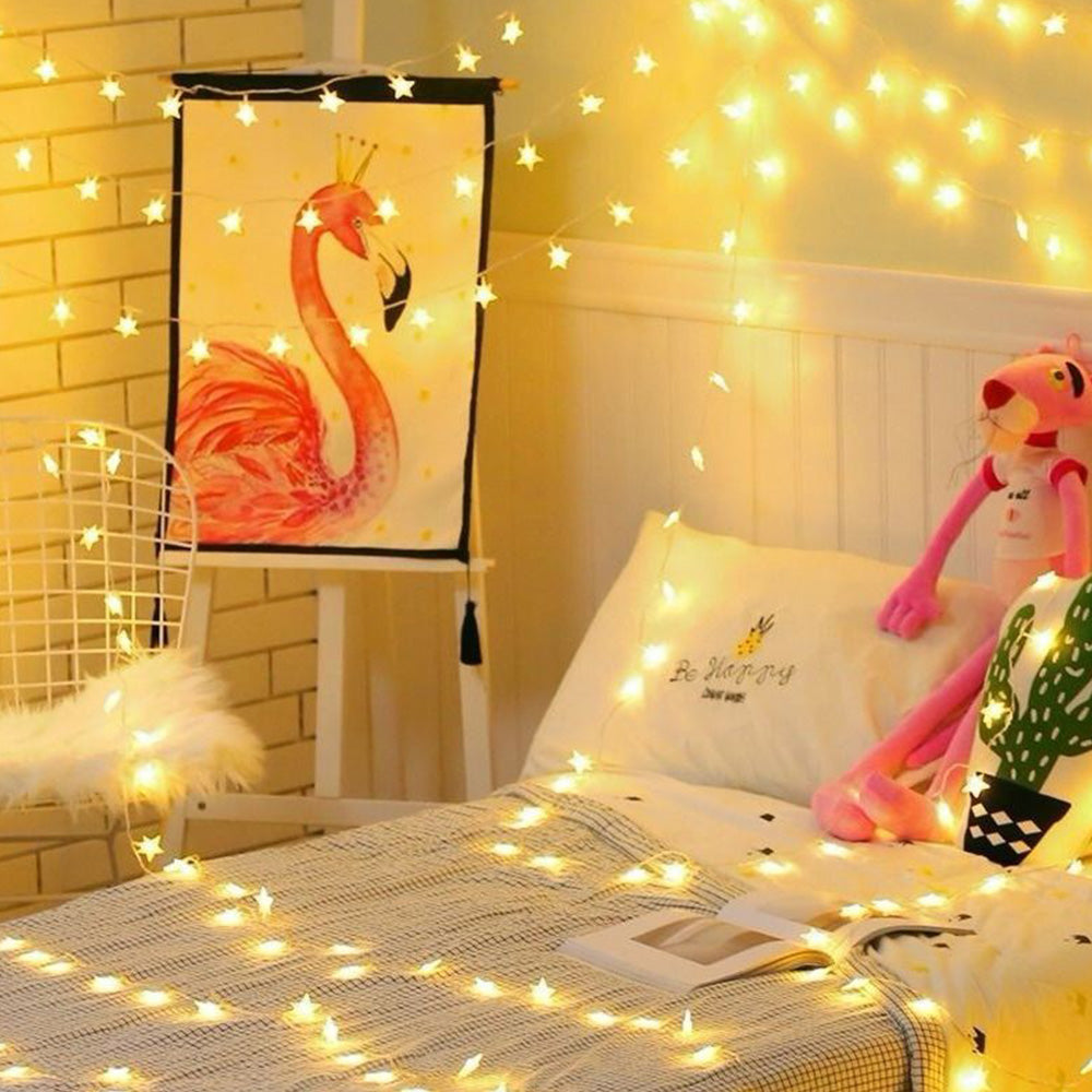 20 LED Star String Lights ¨C 3m Fairy Christmas Lights Battery Operated for Party