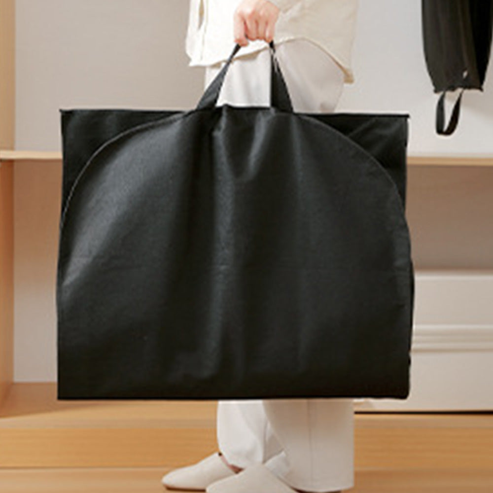 Travel Hanging Garment Bag with Zipper Pocket Dustproof Foldable Suit Bag for Suits Dresses Coats
