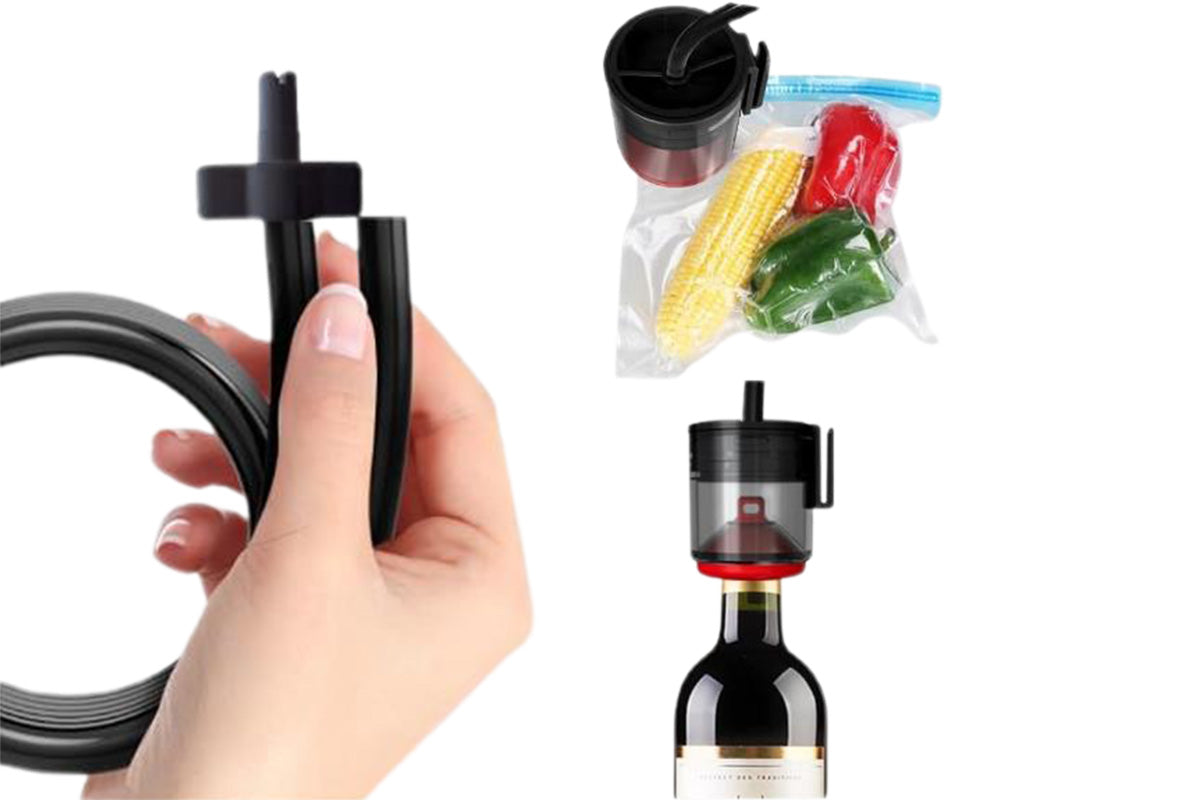 21PCS Electric Mason Jar Vacuum Sealer Kit Food Storage and Preservation Bags