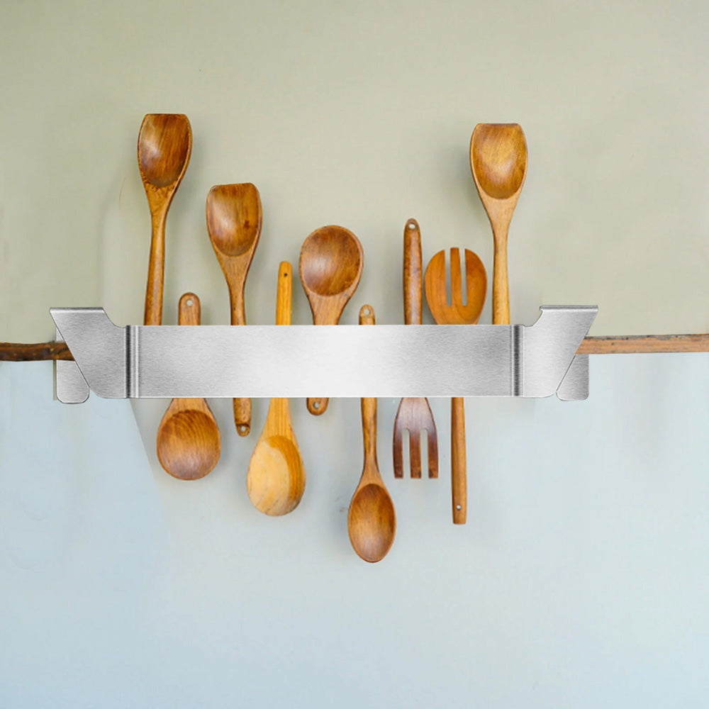 2Pcs 15cm Griddle Spatula Holdes Stainless Steel Grill Barbecue Tool Rack Griddle Accessories