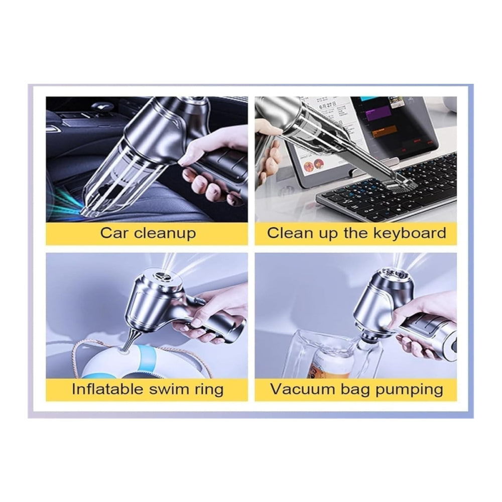 Wireless Blower Vacuum with HEPA Filter and Turbo Suction