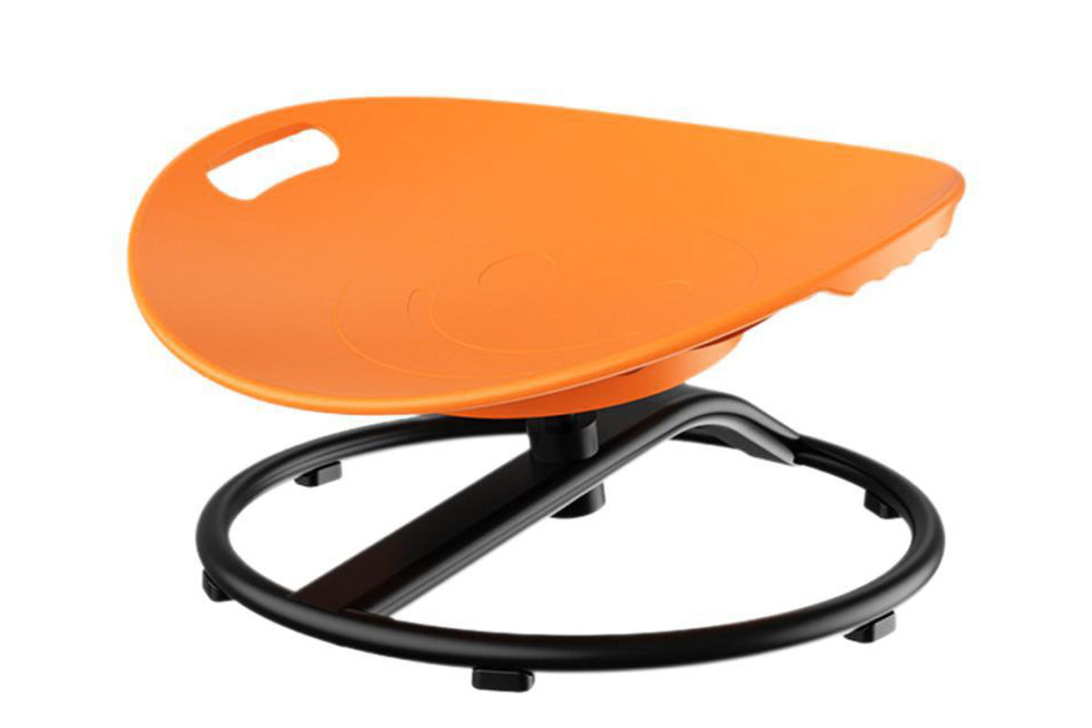 Balance Training Spin Chair for Autistic Little Ones Sensory Spinning Chair 100kg Weight -Orange