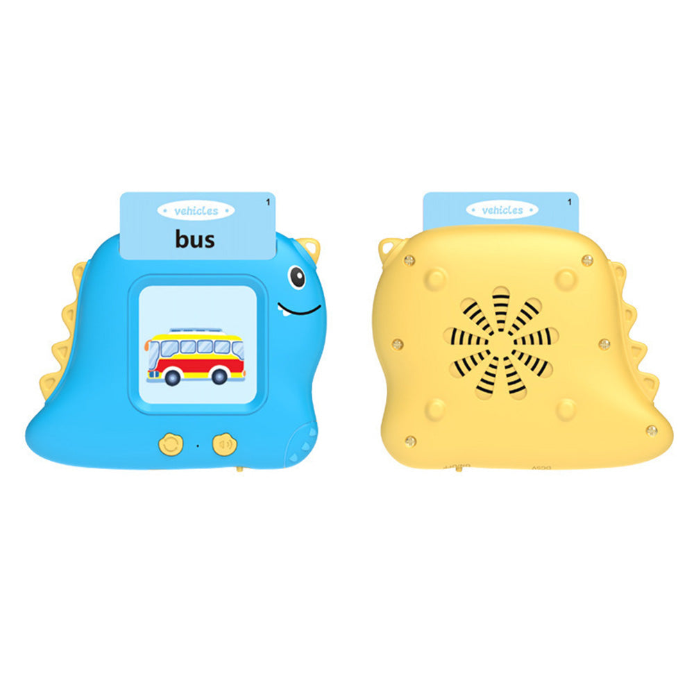 Kids 224 Words Talking Flash Cards Set Preschool Words Learning Cards Toy Blue