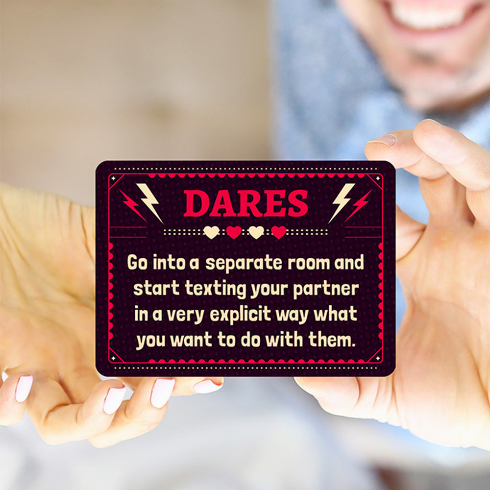 50 Sheets Set Romantic Couple Adventurous Date Night Ideas Card Game