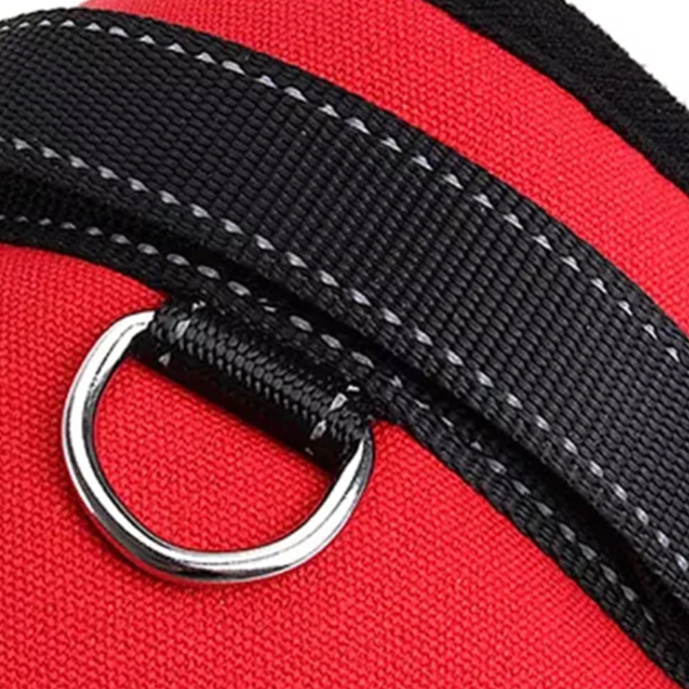 No-Pull Dog Harness Adjustable Outdoor Adventure Pet Vest with Reflective Design for Walking Training