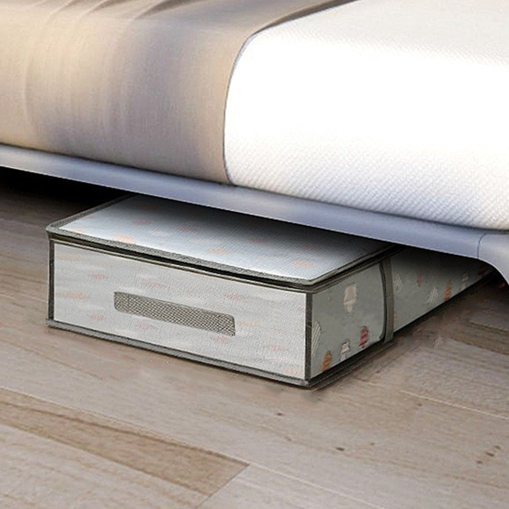 2Pcs Under Bed Storage Containers Bins Humid-Proof Closet Organizers Clothes Storage Bags
