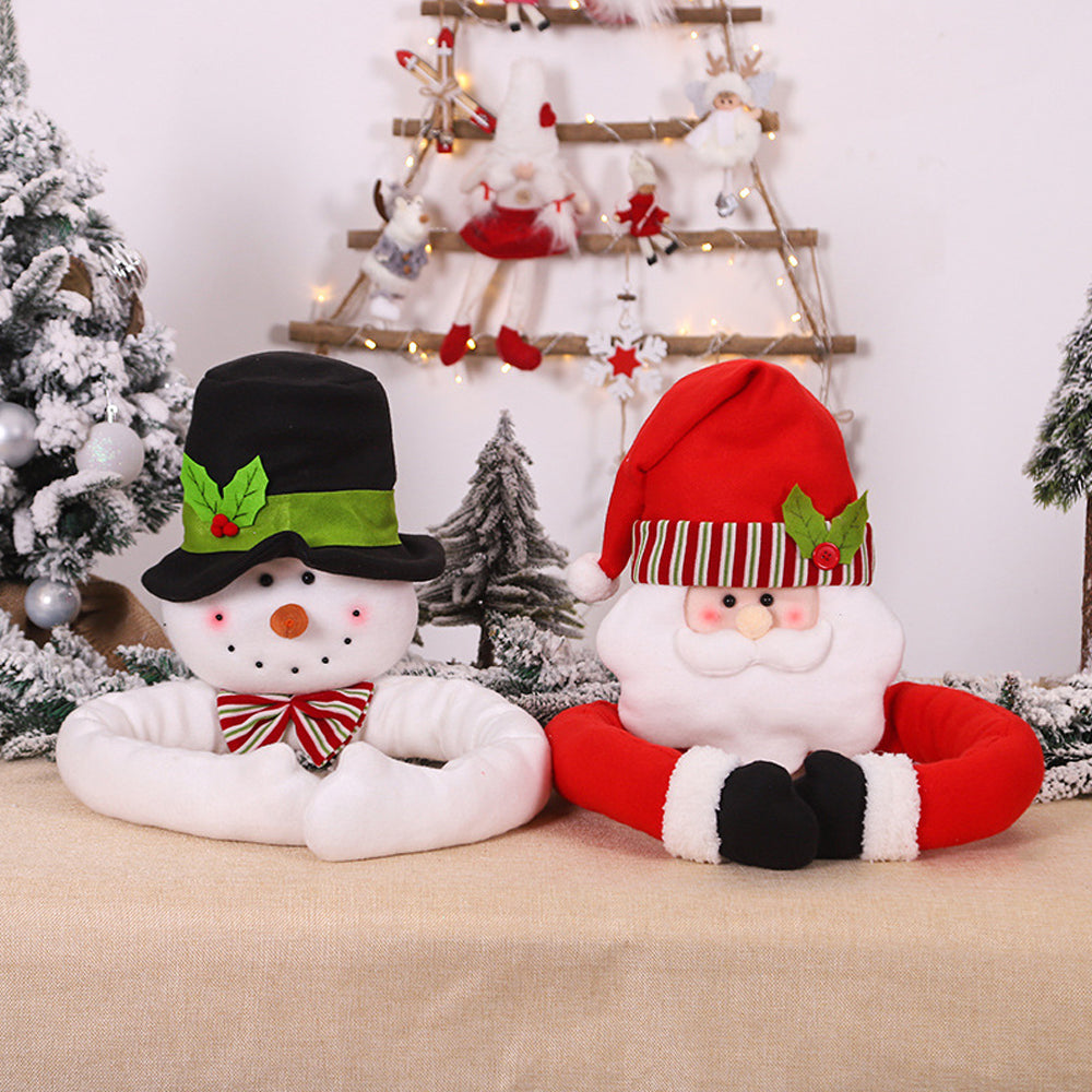 2Pcs Cute Hugs The Xmas Tree Doll Christmas Tree Ornament Xmas Party Decor
