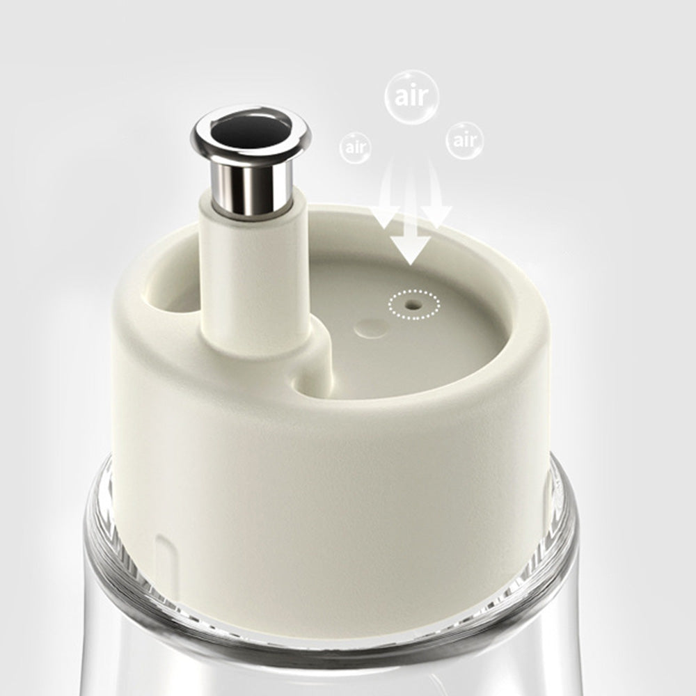 260ml Oil Glass Container Vinegar Lid Bottle Dispenser for Kitchen