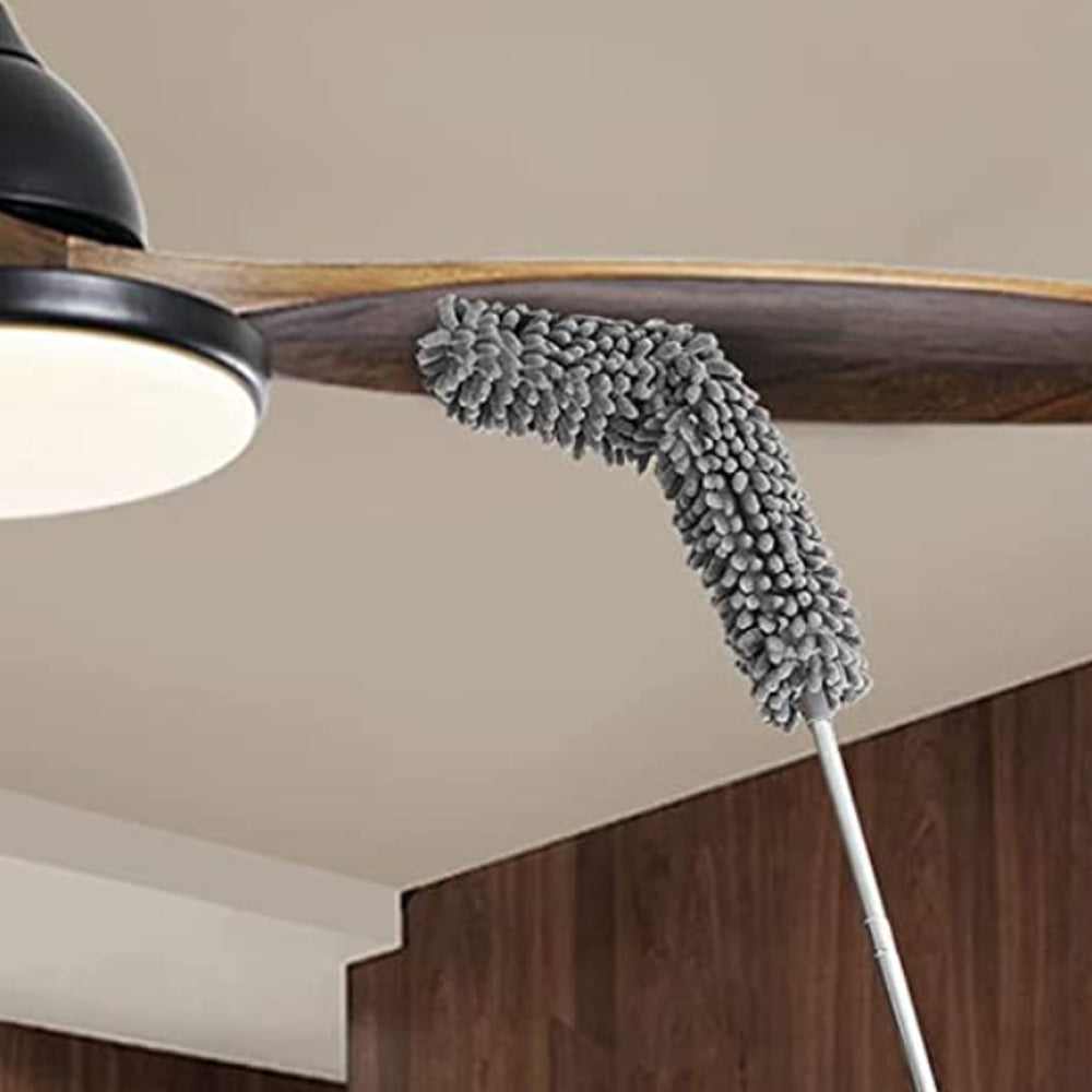 7Pcs Feather Duster Brush Kit for Cleaning Ceiling Fan High Ceiling Furniture Cars