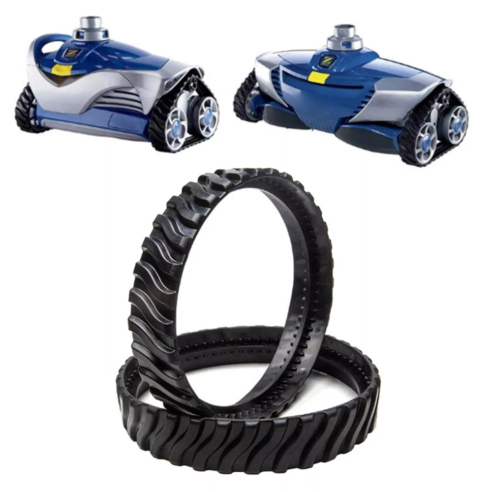 2Pcs Replacement Tracks Tyres Wheels Compatible with ZodiacMx6/Mx8 and Mx6/ Mx8 Elite