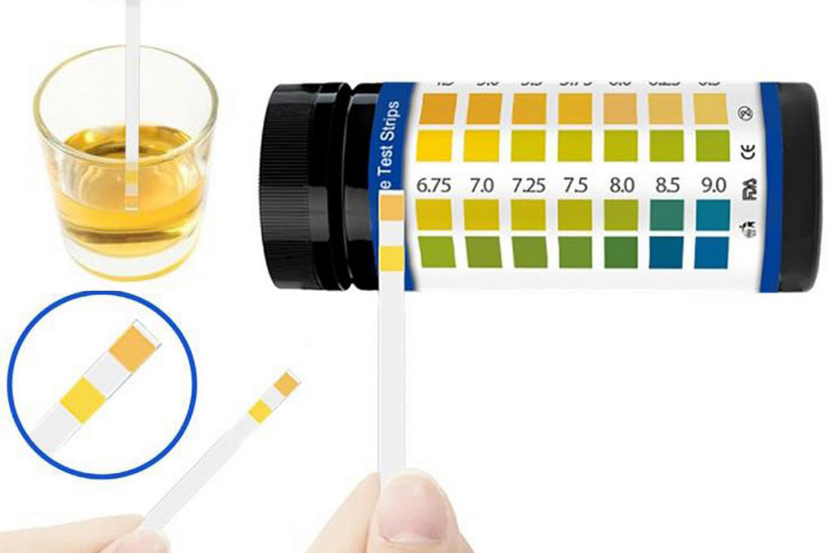 100Pcs pH Test Strips for Urine and Saliva 4.5-9.0 pH Paper for Liquid Testing Food Making