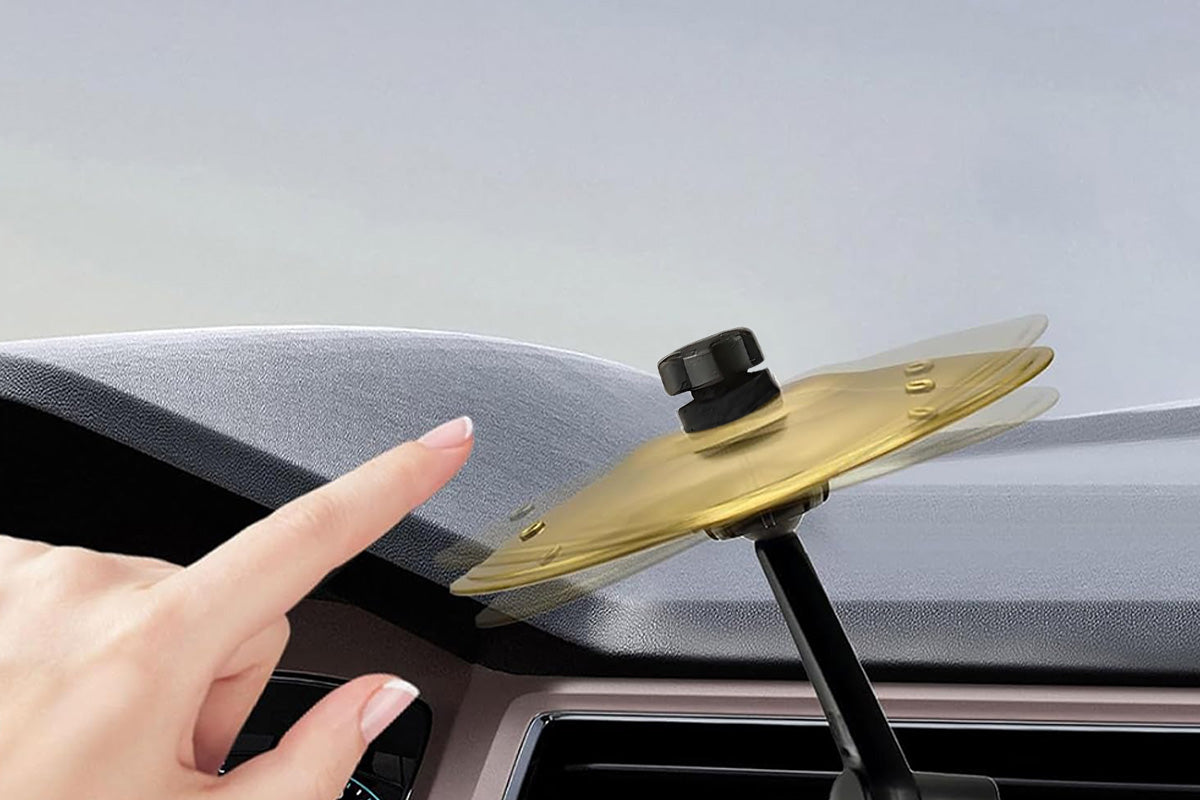 Car Air Vent Drum Cymbal Music Gadget Gold