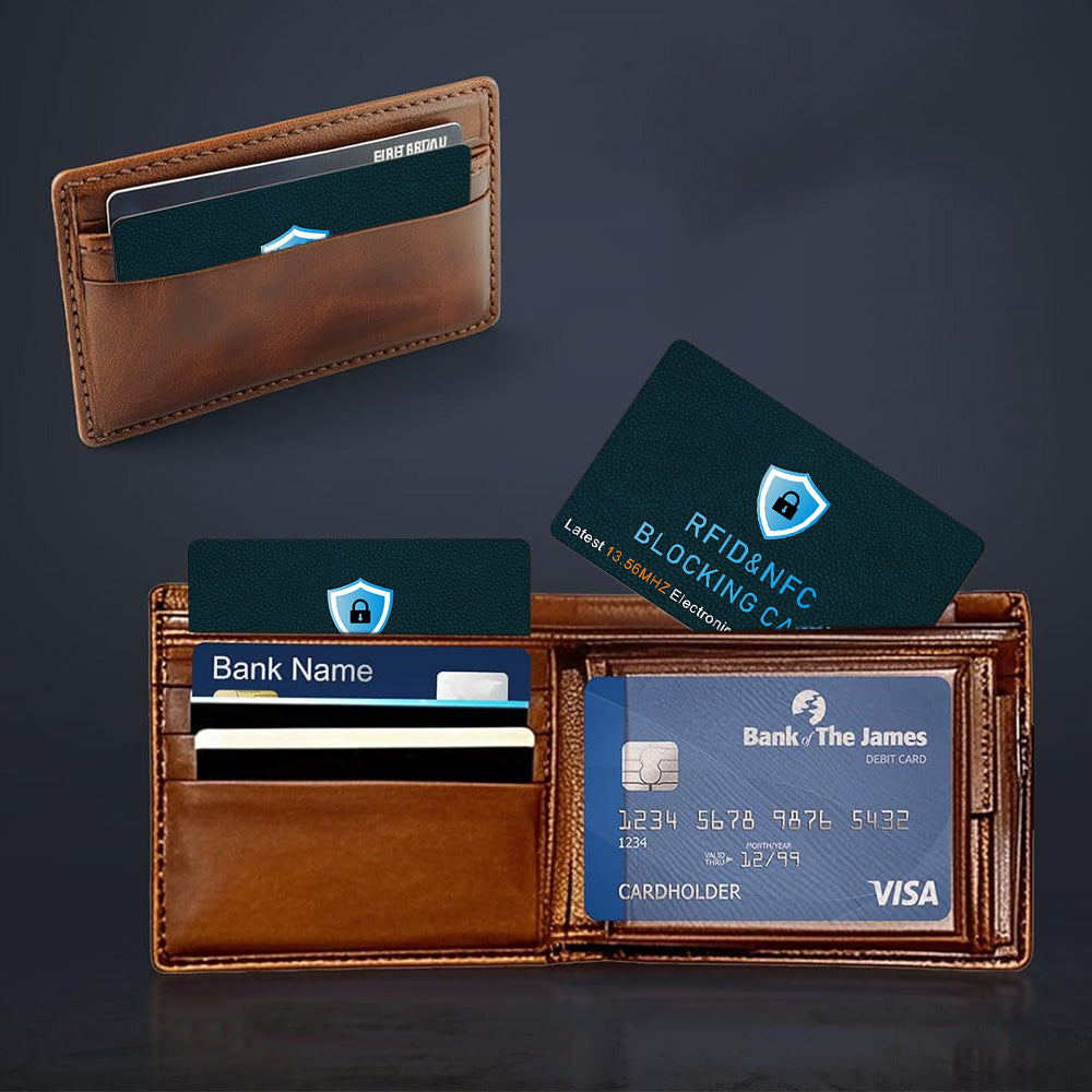 4 Pack RFID NFC Anti Theft Card Protector for Wallets and Passports