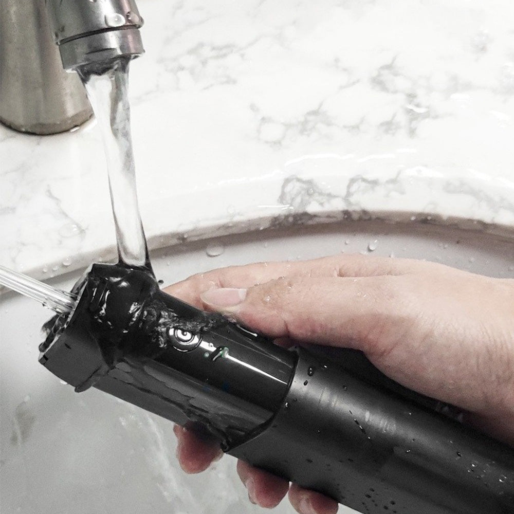 3-Mode Water Flosser Cordless Oral Flossers for Teeth and Braces Cleaning Black