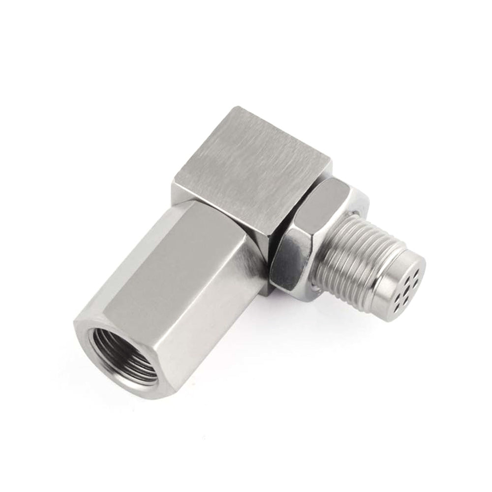 90 Degree Extender Adapter Oxygen O2 Sensor Spacer Bung Extension Catalytic Converter