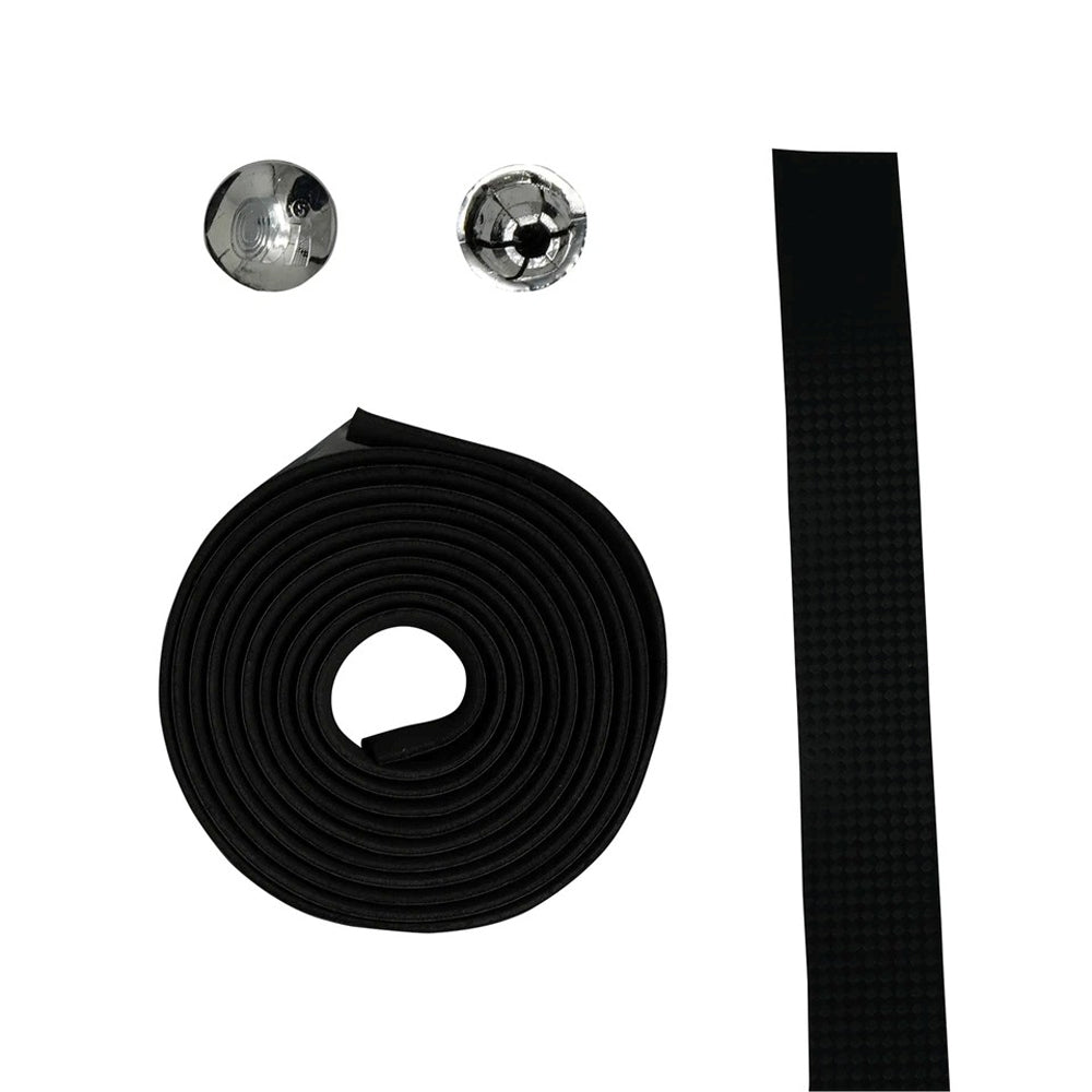 2Pcs Road Bike Handlebar Tape Carbon Fiber Pattern Non Slip Shockproof Bar Tape