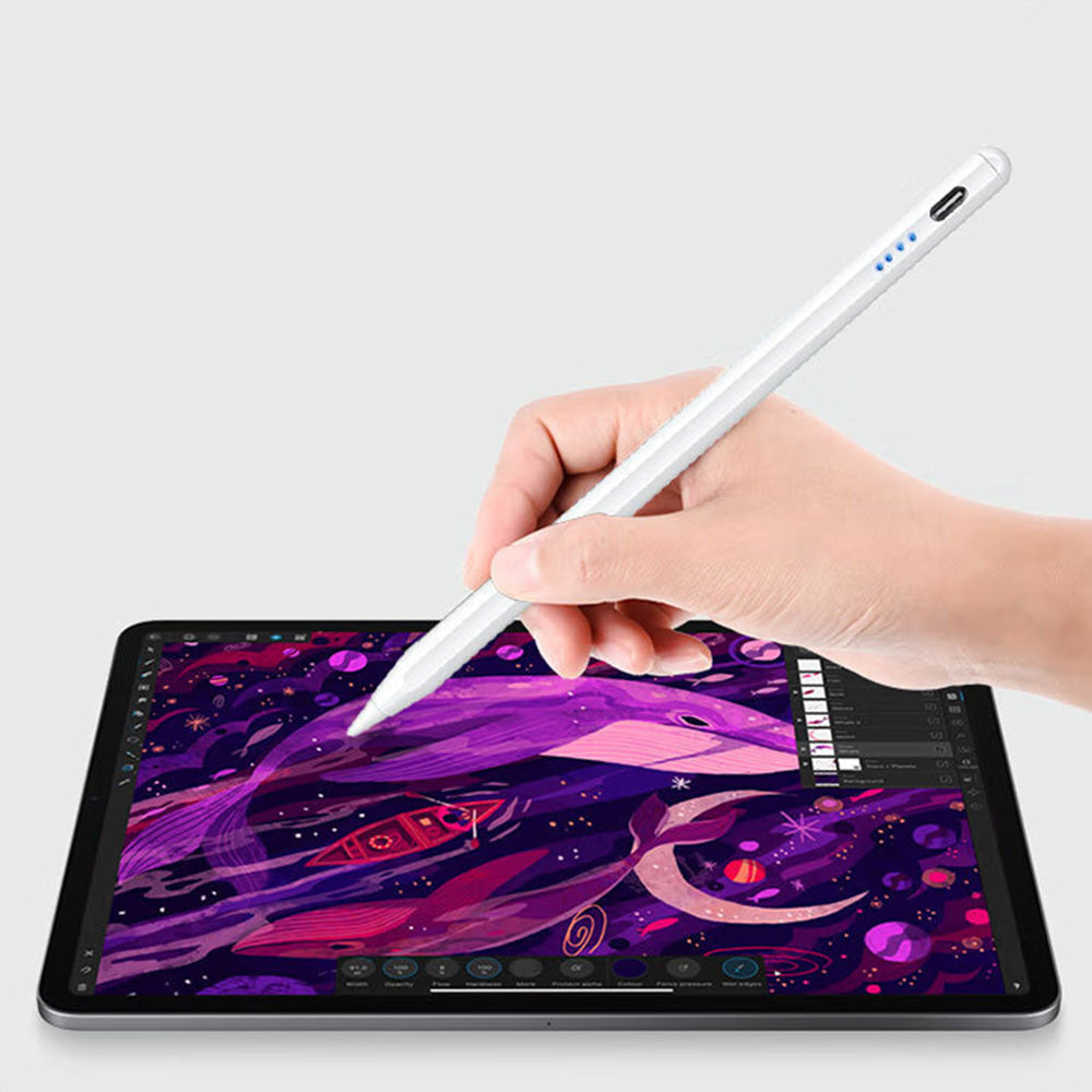 Touch Control Stylus Pencil for iPad Android Phone And ISO Phone White