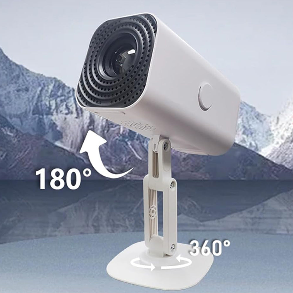 Mini 1080 P Portable Smart Projector ââ‚?Compatible with Phone, PC, Laptop White