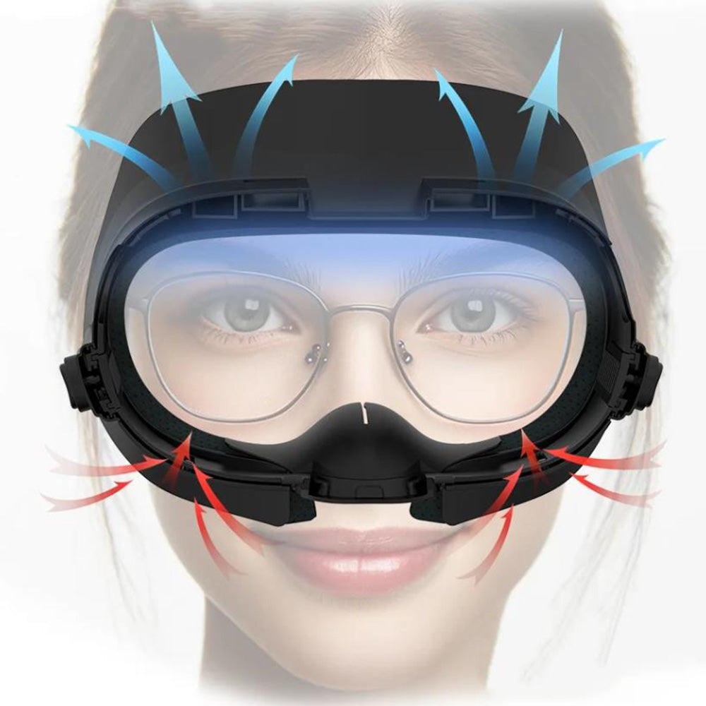 6-in-1 Soft Face Cushion Pad Replacement Compatible Quest 3 Air-Circulation Face Cover Pad Set