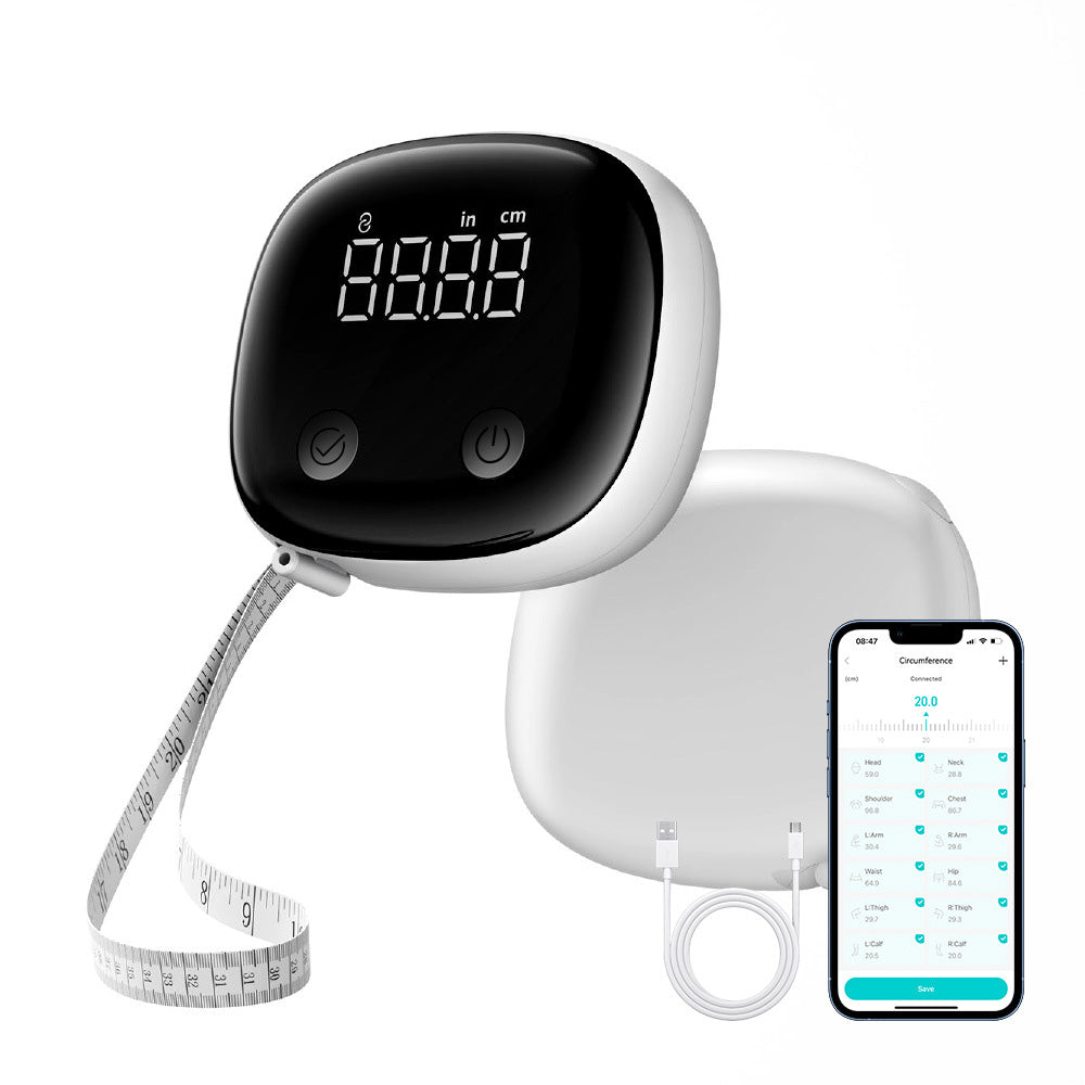 Bluetooth Body Measuring Tape Smart Fitness Equipment with App for Weight Loss