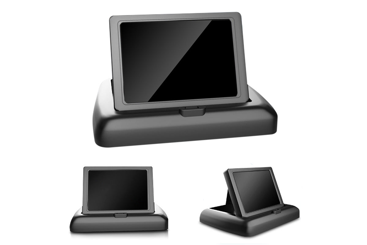 4.3 Inches LCD Monitor Car Reverse Camera Kit Rear View Backup IR Night Vision