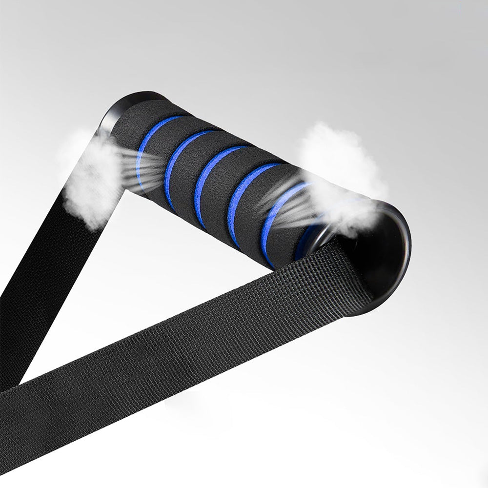 Exercise Handle Fitness Equipment Pull Down Strength Trainer for Pilates Yoga Blue