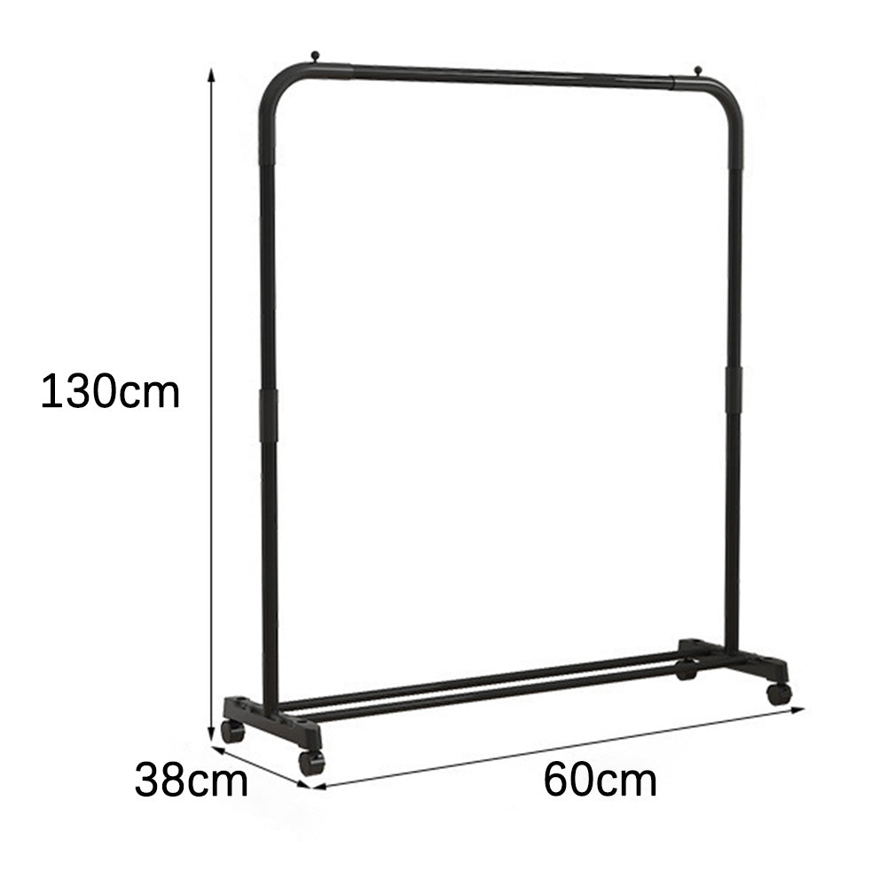 Rolling Clothes Garment Rack with Storage Shelf Clothes Hanging Organizer with Wheels