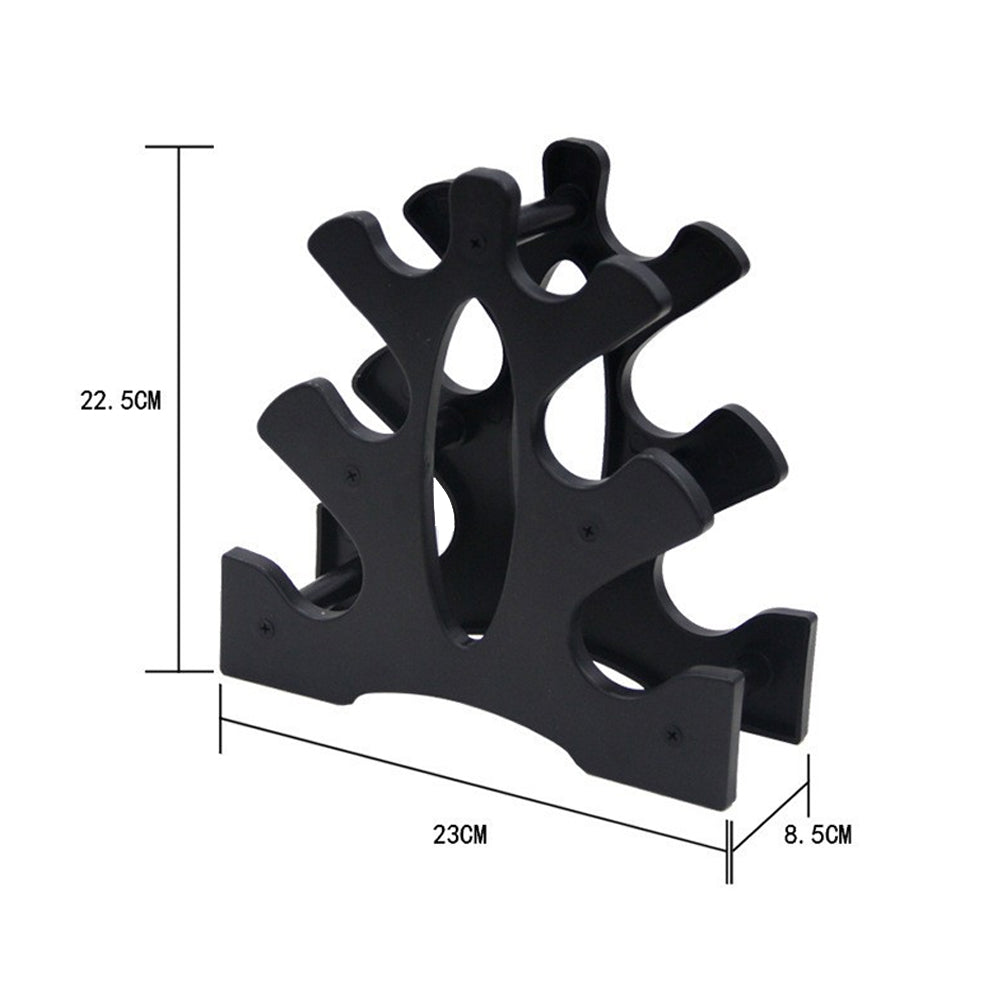 3-Tier Dumbbell Storage Rack Gym Hand Weight Stand Holder Home Gym Organization