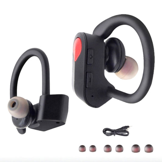 Bluetooth 5.0 Stereo Headphones with Microphone Sports Over Hook Earbuds
