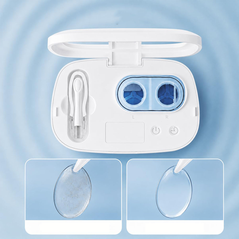 Ultrasonic Contact Lens Cleaner - White