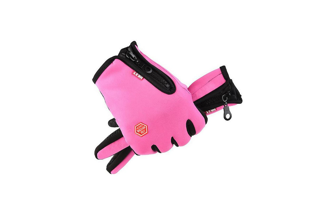 Winter Gloves Touch Screen Water Resistant Windproof Thermal for Cycling-Blue