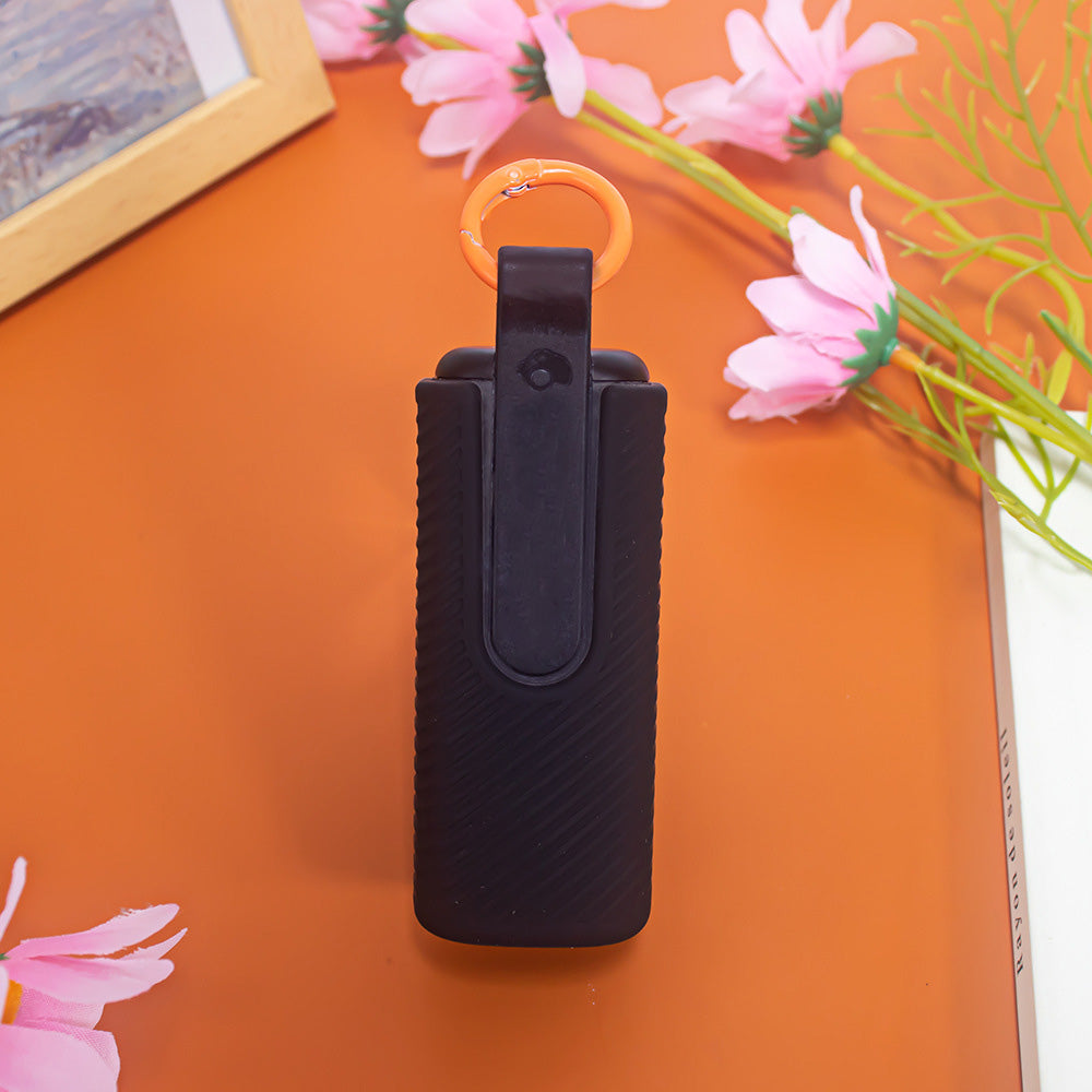 Soft Silicone Case for Skullcandy Dime Evo Wireless Earbuds Black