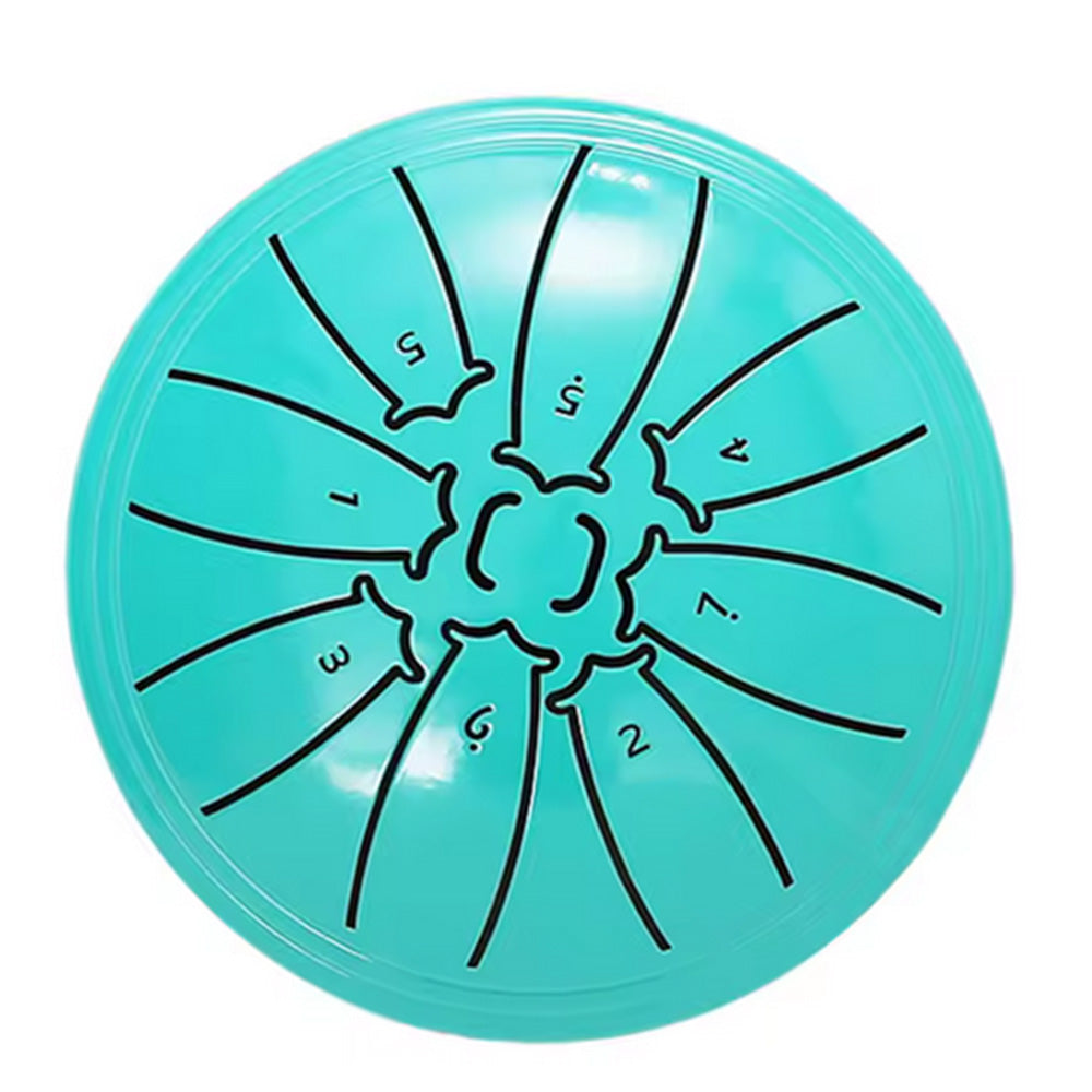 4 Inch Tongue Drum 8-Note Handpan Drum with Drumsticks and Music Book for Early Musical Education Zen Meditation Green