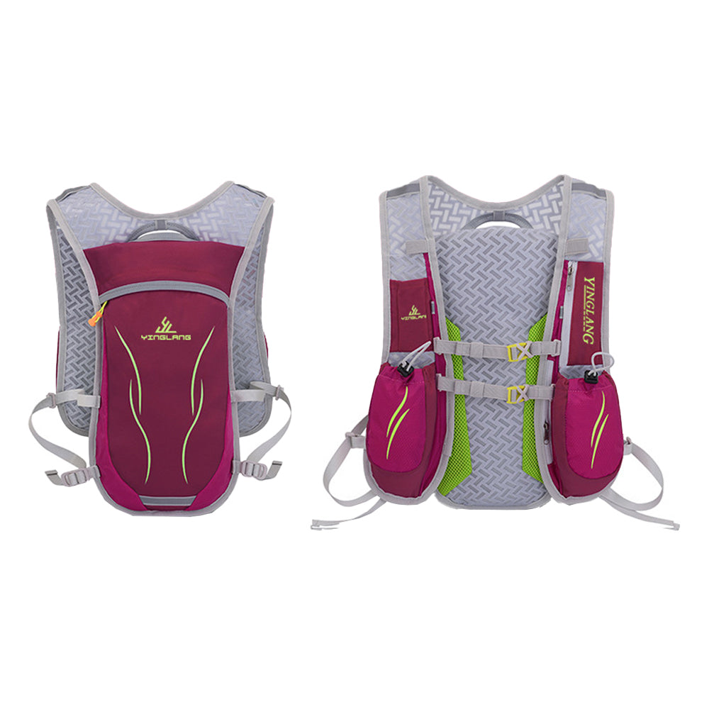 10L Multifunctional Hydration Backpack Outdoor Sport Travel Bag Wine Red