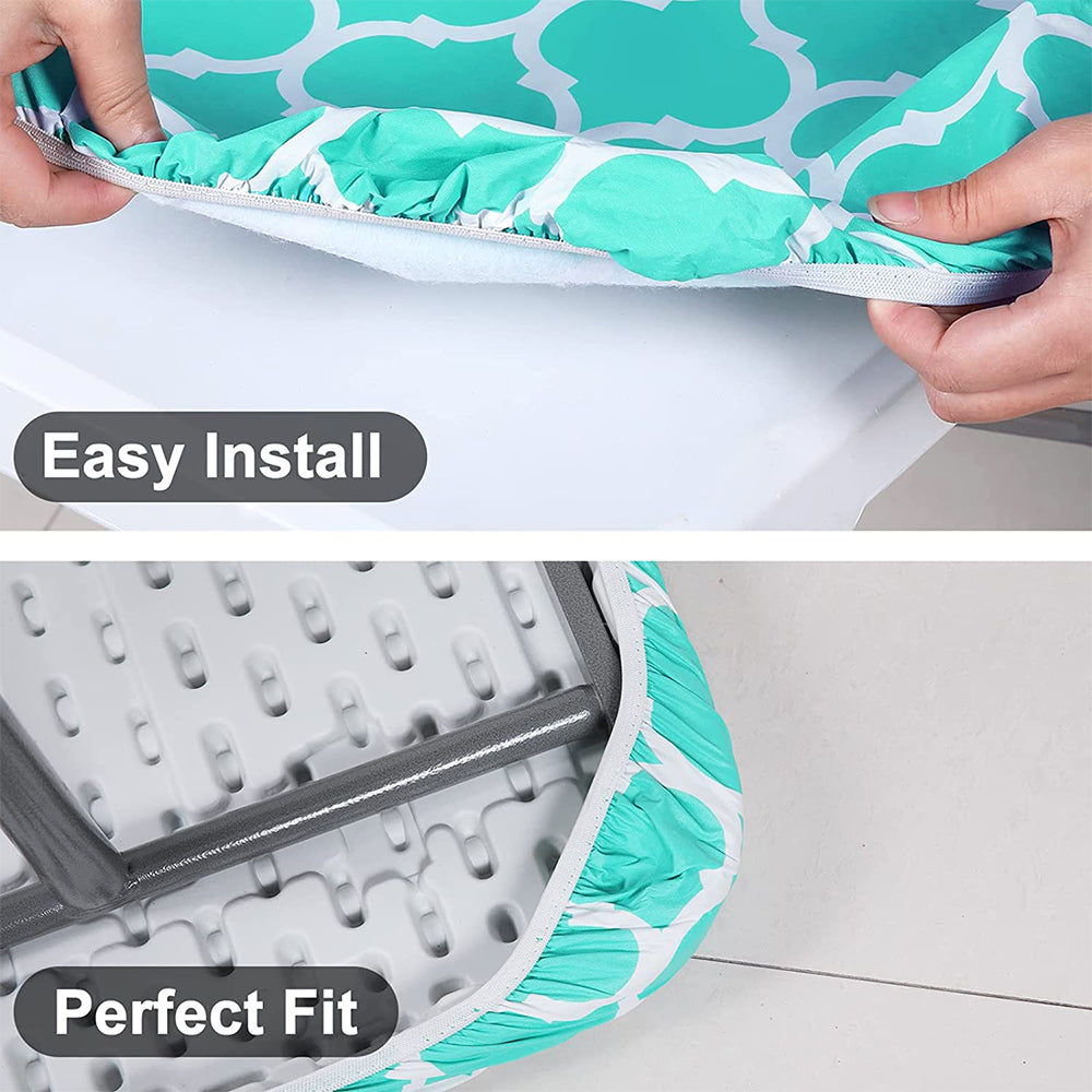 2pcs Rectangle Table Cloth Fitted Plastic Table Cover Elastic Edge Vinyl Folding Tablecloths for Picnic Party -Green