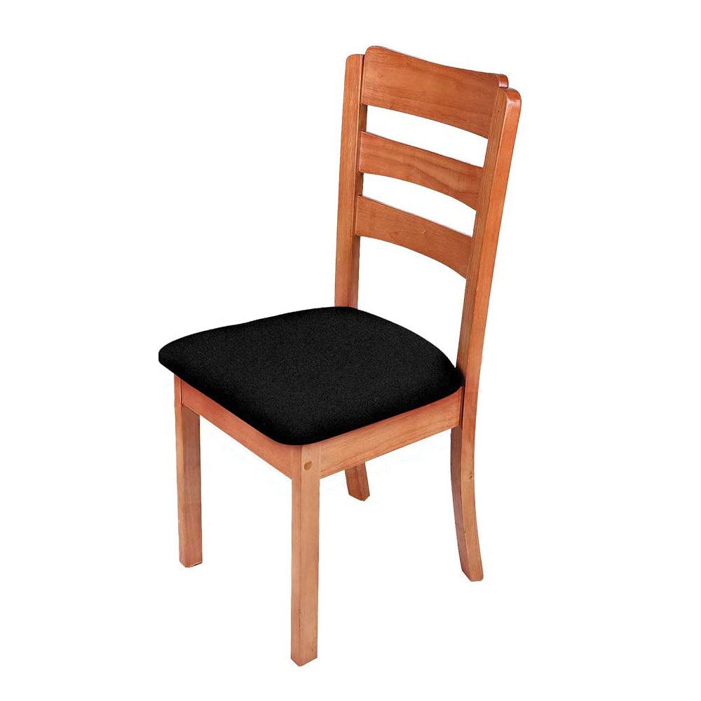 Chair Cover 4Pcs Stretch Chair Seat Covers Dining Chair Covers Seat Slipcover Protectors-Black