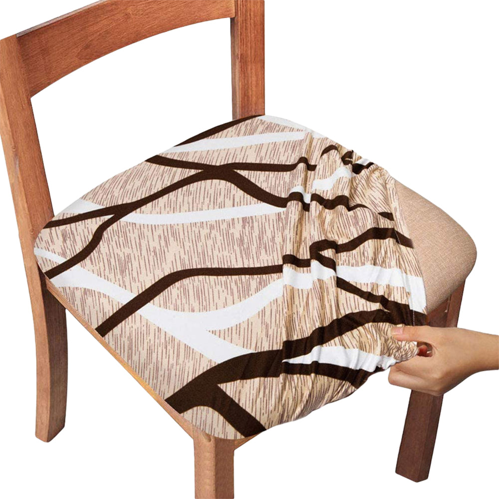 Chair Cover Stretch Printed Chair Covers Chair Seat Slipcovers -Stripe