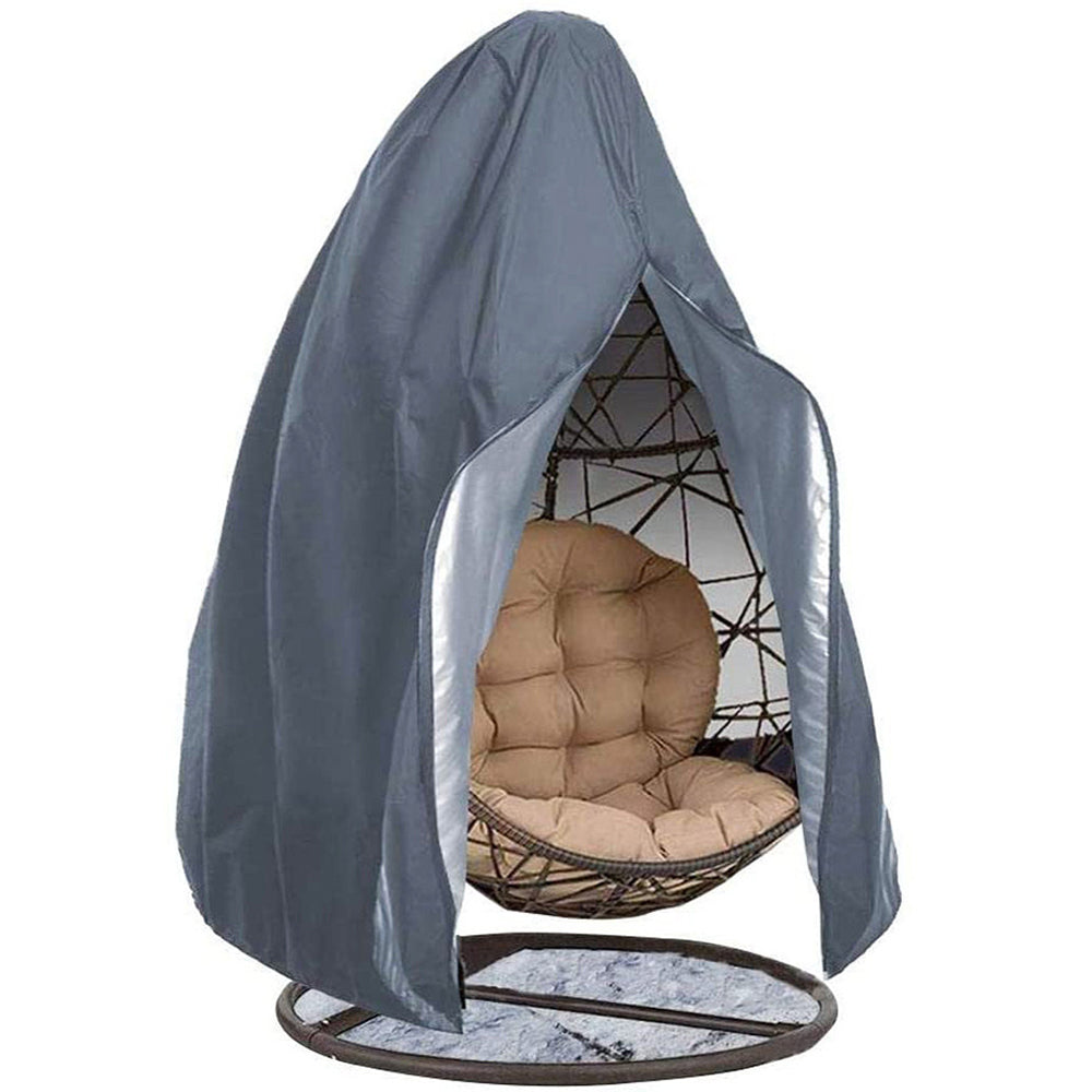 Chair Cover Oslimea Patio Hanging Egg Chair Cover Durable Lightweight Waterproof Egg Swing -Grey