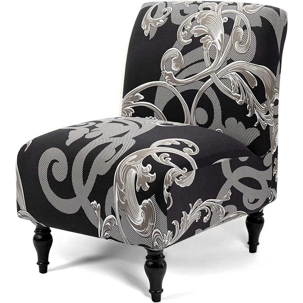 Chair Cover Removable Armless Stretch Accent Chair Cover For Living Dining Room-Style 2