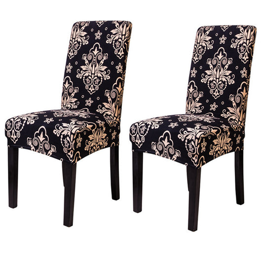 Chair Cover 2Pcs Stretch Dining Chair Cover Removable Washable Chair Covers-