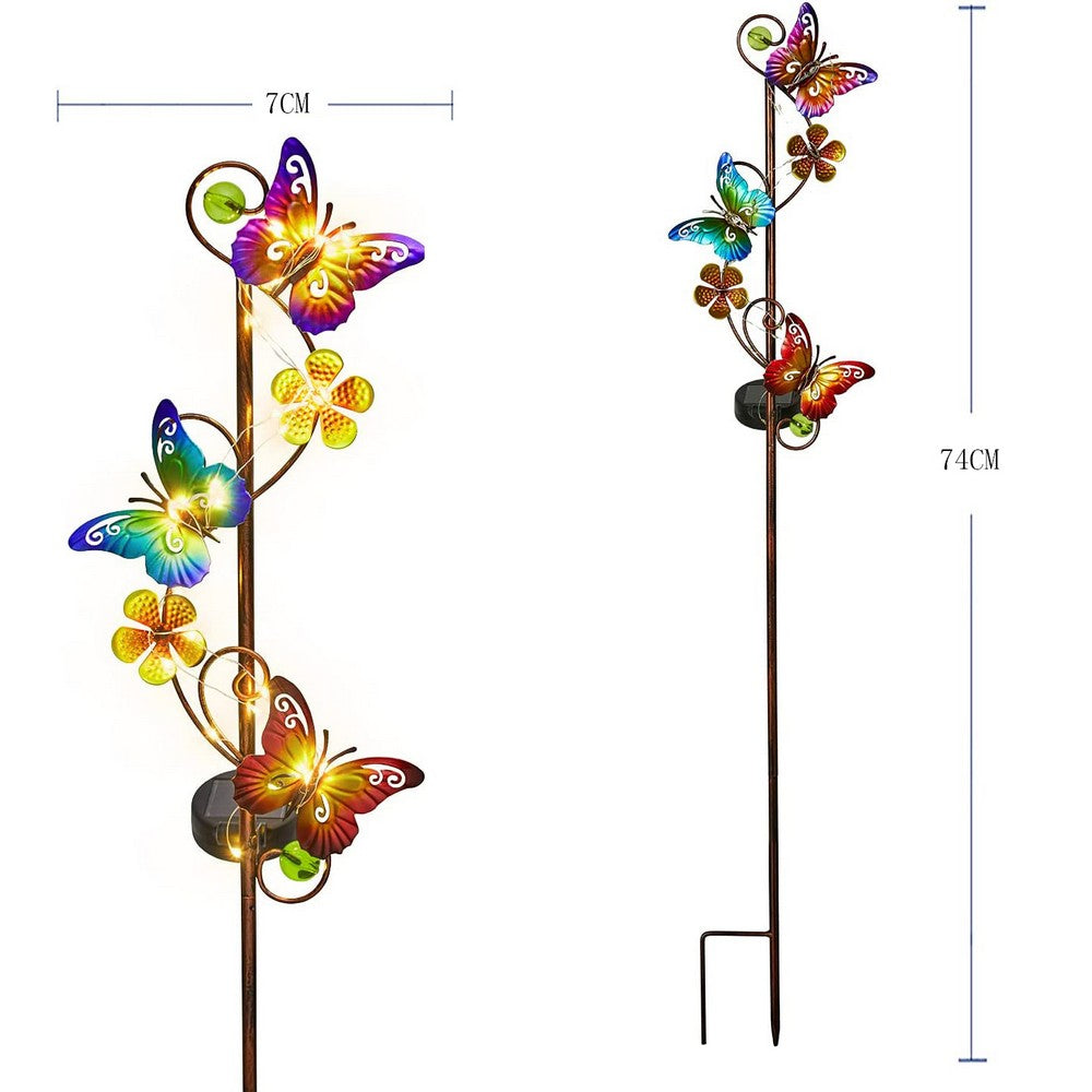Butterfly Solar Garden Lights Outdoor Garden Decor