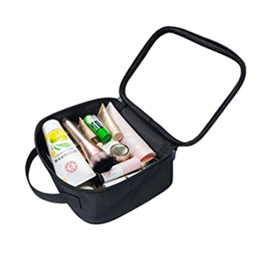 Travel Transparent Toiletry Bag with Handle Strap for Women and Men