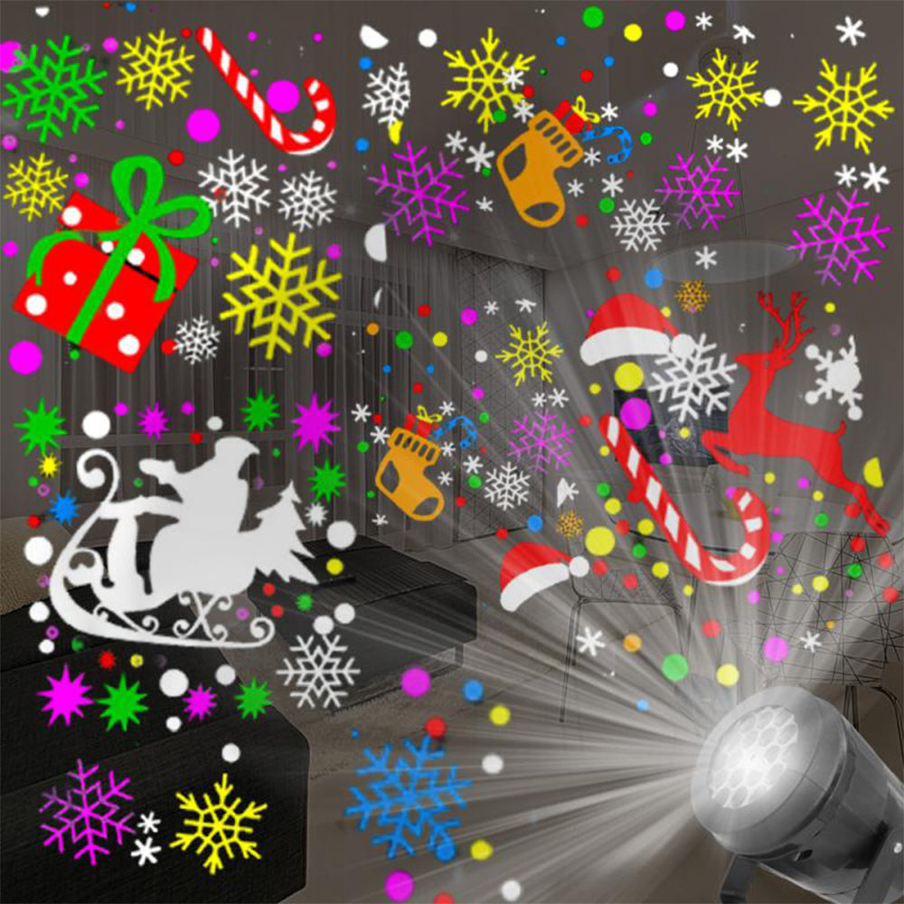 Christmas Projector LED Light Rotating Stage Light
