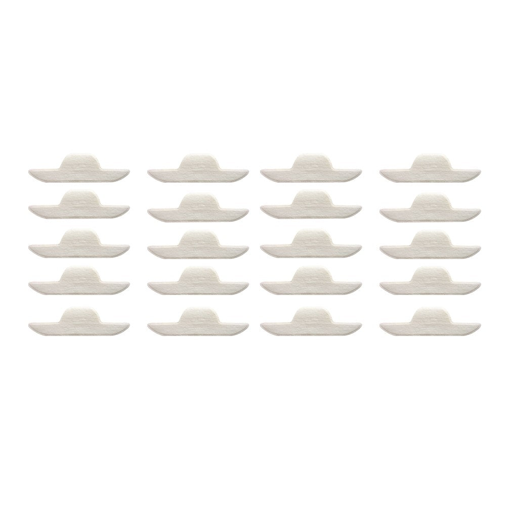 20pcs Disposable Collar Protector Sweat Shirt Neck Liner Pads