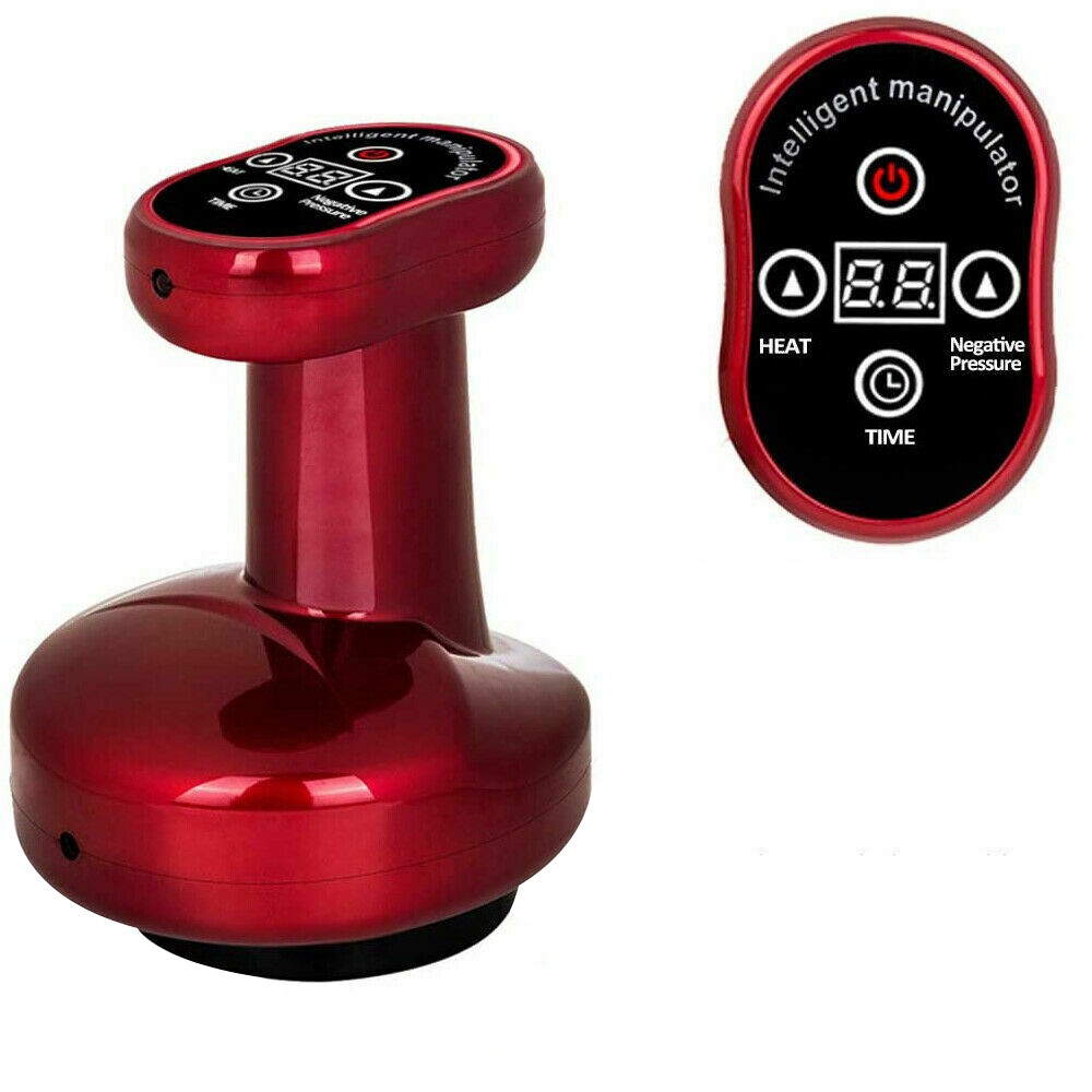 Electric Cupping Massage Scraping Massager Therapy Body Slim Gua Sha Machine