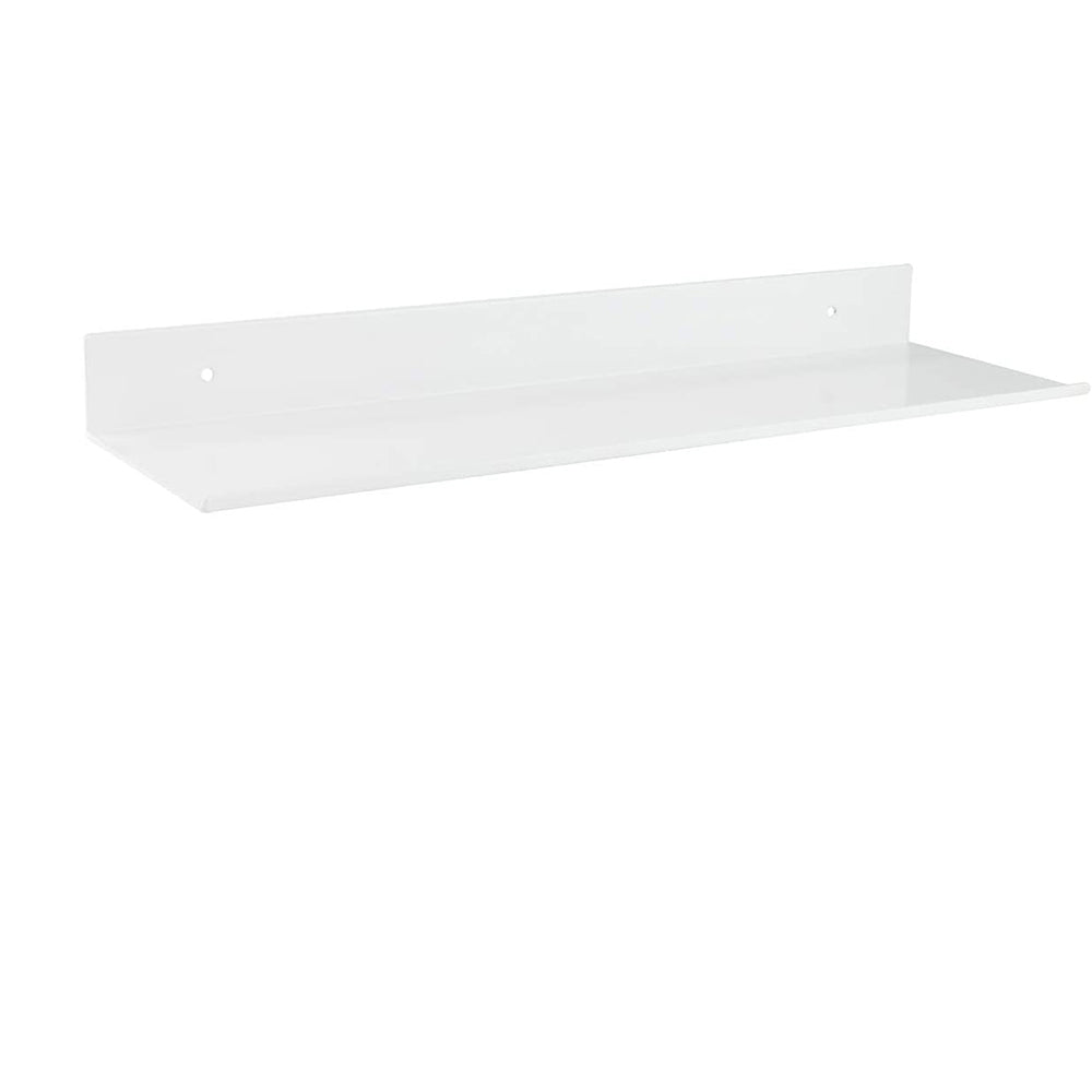 Floating Storage Shelves Wall Mounted Holder Rack for Bathroom Kitchen -White